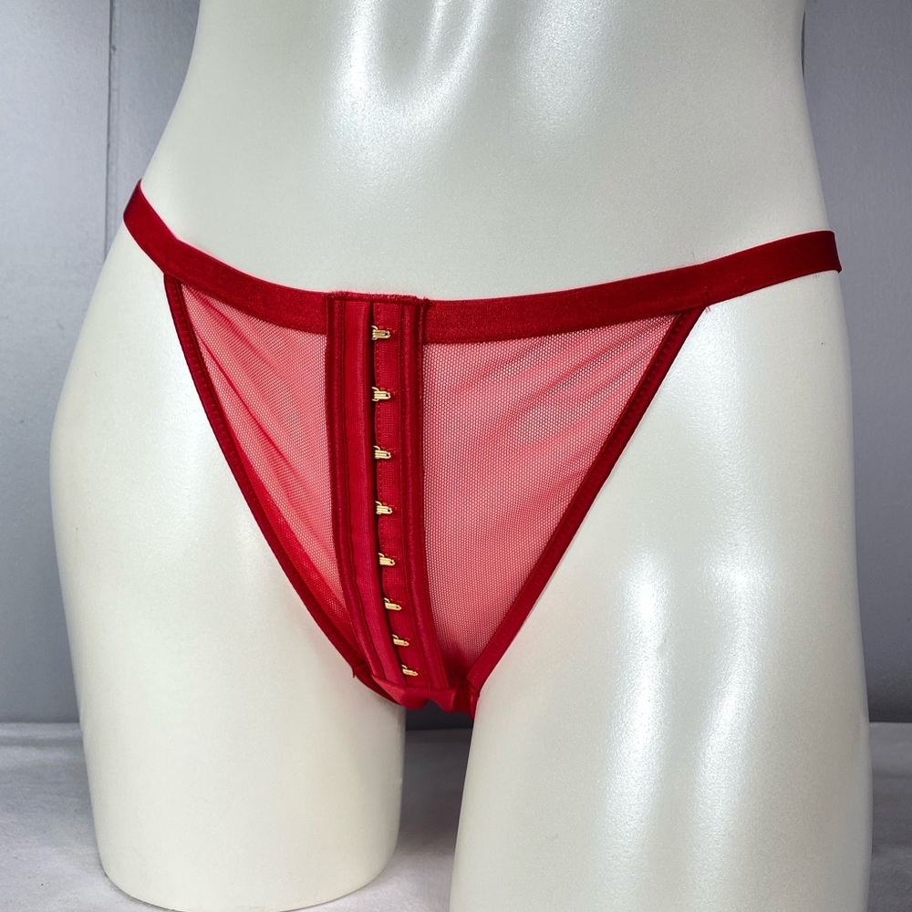 Victoria’s Secret Very Sexy Brazilian Red Mesh Panty